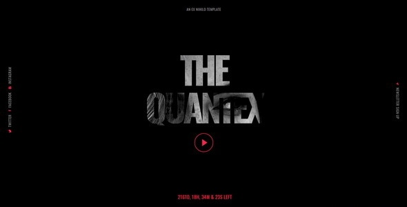 Quantex - Creative Coming Soon Template Quantex - Creative Coming Soon Template