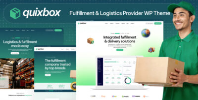 Quixbox - Fulfillment & Logistics Provider WordPress Theme