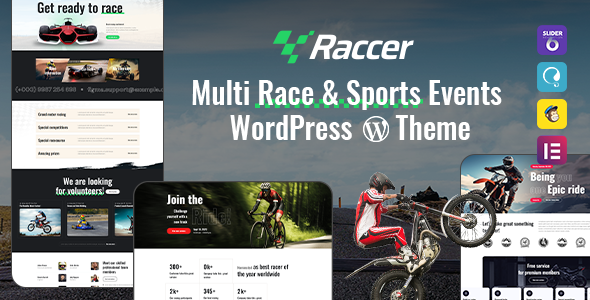 Raccer - Race & Sports Events WordPress Theme Raccer - Race & Sports Events WordPress Theme