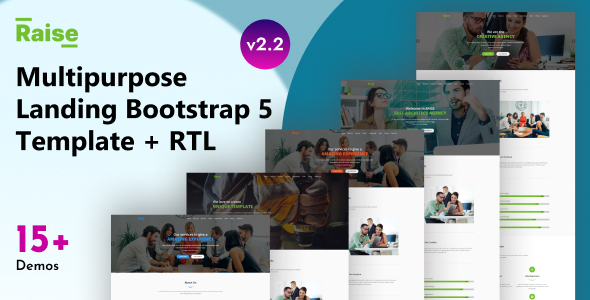 Raise - Multipurpose Landing Page Bootstrap 5 Template Raise - Multipurpose Landing Page Bootstrap 5 Template