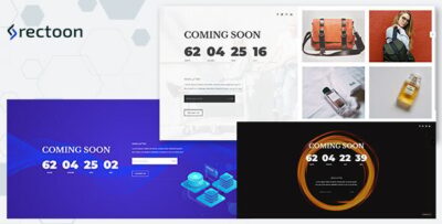 Rectoon - ReactJS Coming soon template