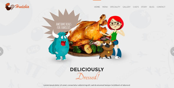 Restaurant Template - Hudebia Restaurant Template - Hudebia