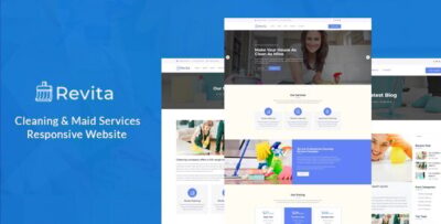 Revita - Cleaning Company Responsive Website