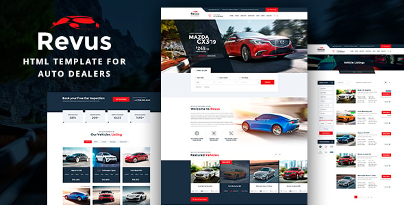 Revus - Auto Dealer HTML Revus - Auto Dealer HTML