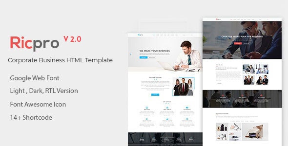 Ricpro – Corporate Business HTML Template Ricpro – Corporate Business HTML Template