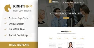 RIGHTFIRM - Law & Business HTML Template