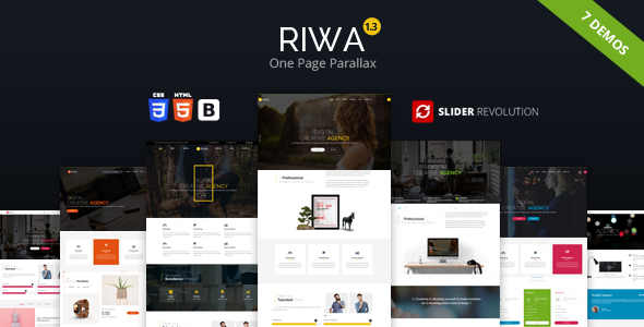 Riwa - One Page Parallax Riwa - One Page Parallax