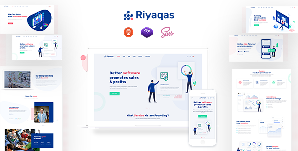 Riyaqas - Saas and Startup HTML Template Riyaqas - Saas and Startup HTML Template