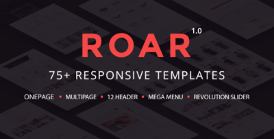 Roar - Modern Multipurpose HTML Template
