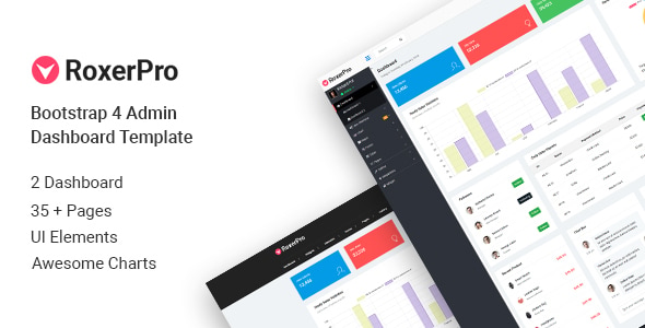 RoxerPro - Bootstrap Admin Dashboard Template RoxerPro - Bootstrap Admin Dashboard Template