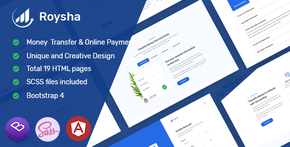 Roysha - Angular Money Transfer and Online Payments Template Roysha - Angular Money Transfer and Online Payments Template