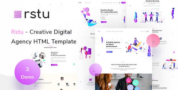 Rstu - Digital Agency HTML Template Rstu - Digital Agency HTML Template