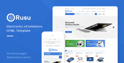 Rusu - Electronics eCommerce HTML Template