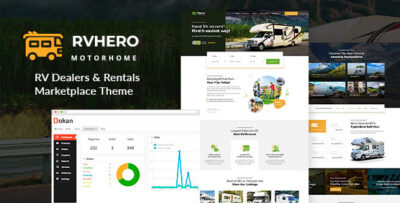 Rvhero -  Campervan & RV Rental WordPress Theme