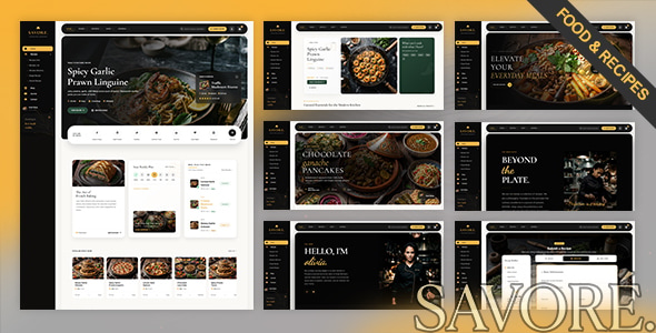 Savore - Food & Recipes HTML Template Savore - Food & Recipes HTML Template