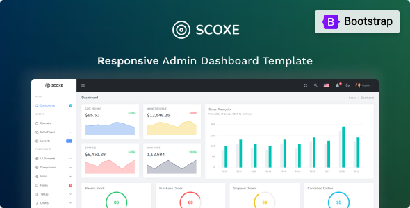 Scoxe - Admin & Dashboard Template Scoxe - Admin & Dashboard Template