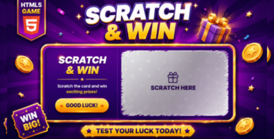 Scratch & Win | Scratch Card HTML5 Game