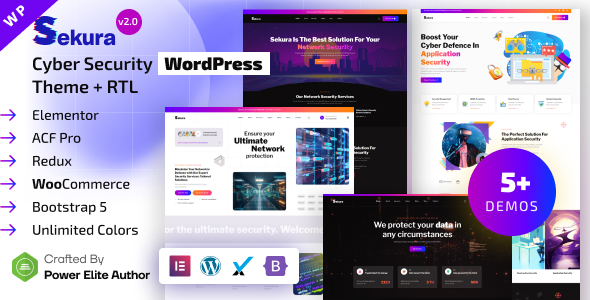 Sekura - Cyber Security & IT Protection Services WordPress Theme Sekura - Cyber Security & IT Protection Services WordPress Theme