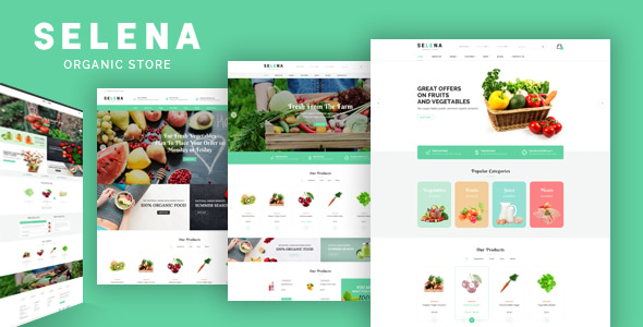 Selena - Organic Food Shop HTML Template Selena - Organic Food Shop HTML Template
