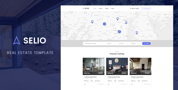 Selio - Real Estate HTML Theme Selio - Real Estate HTML Theme