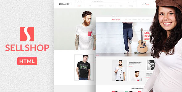 Sell Shop - Elegant Fashion eCommerce HTML Template Sell Shop - Elegant Fashion eCommerce HTML Template