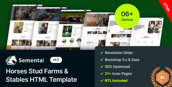 Semental - Horses Stud Farms & Stables Bootstrap 5 Template Semental - Horses Stud Farms & Stables Bootstrap 5 Template