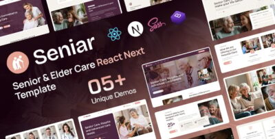 Seniar - Senior Care React Next Template
