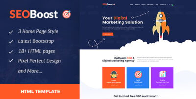 SEO Boost - Digital Marketing HTML Template