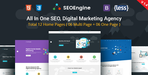 SEO Engine - Digital Marketing Agency HTML Template SEO Engine - Digital Marketing Agency HTML Template