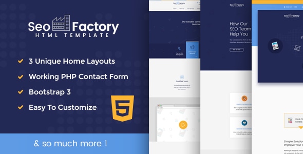 SEO Factory - Digital Marketing Agency HTML Template SEO Factory - Digital Marketing Agency HTML Template
