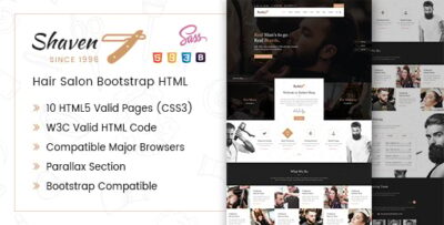 Shaven - Salon HTML Template