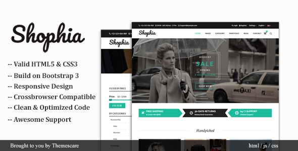 Shophia - Shop HTML5 Responsive Template Shophia - Shop HTML5 Responsive Template