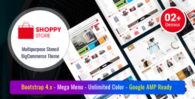 ShoppyStore - Multipurpose Stencil Responsive BigCommerce Theme & Google AMP Ready