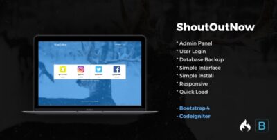 ShoutOutNow - Codeigniter