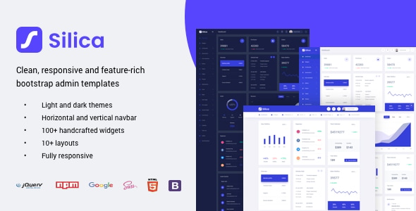 Silica - Responsive Admin Dashboard Template Silica - Responsive Admin Dashboard Template