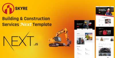 Skyre - Building & Construction Services Next js Template