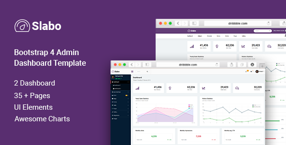 Slabo - Bootstrap Admin Dashboard Template Slabo - Bootstrap Admin Dashboard Template