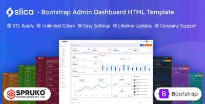 Slica - Bootstrap Admin & Dashboard HTML Template