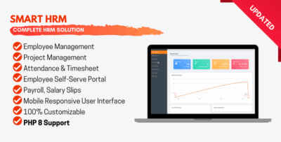 Smart HRM: Full HR Management - Attendance, Timesheet, Payroll & Leave (Laravel)