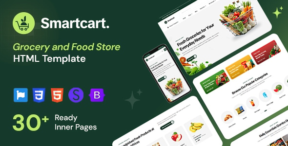 Smartcart - Grocery and Food Store HTML Template Smartcart - Grocery and Food Store HTML Template