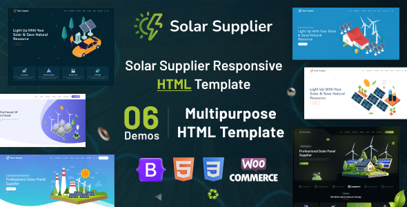 Solar Supplier - Responsive HTML Template Solar Supplier - Responsive HTML Template