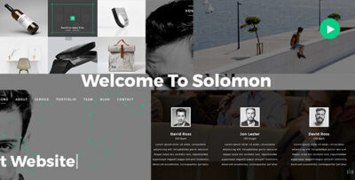 Solomon - Creative Portfolio Template