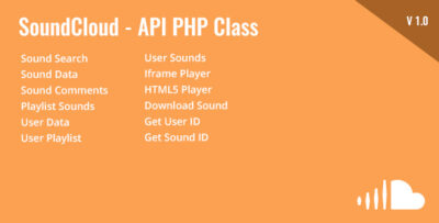 SoundCloud - API PHP Class