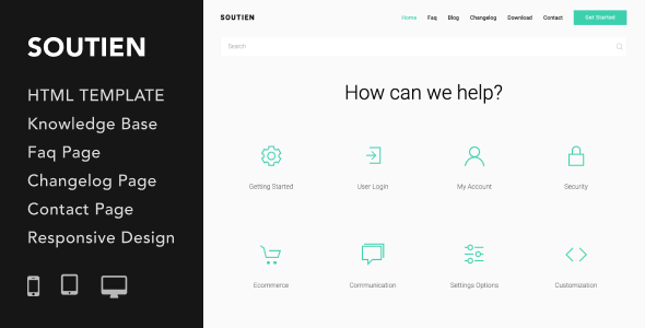 Soutien | Customer Support Helpdesk HTML Template Soutien | Customer Support Helpdesk HTML Template