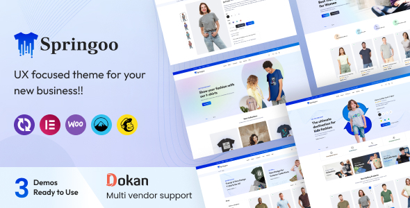 Springoo - Fashion & T-shirt WooCommerce WordPress Theme Springoo - Fashion & T-shirt WooCommerce WordPress Theme