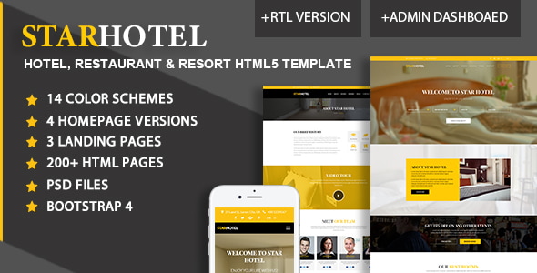 STAR HOTEL - Hotel, Resort & Restaurant Booking HTML5 + Admin Template STAR HOTEL - Hotel, Resort & Restaurant Booking HTML5 + Admin Template