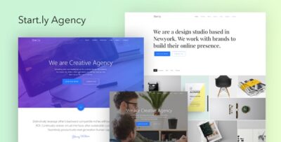 Start.ly - Agency One Page Parallax Website Template
