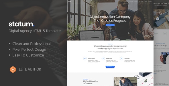 Statum - Business & Agency HTML5 Template Statum - Business & Agency HTML5 Template