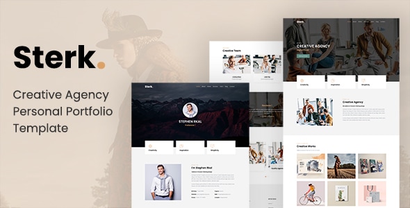 Sterk - Creative Agency & Personal Portfolio Template Sterk - Creative Agency & Personal Portfolio Template