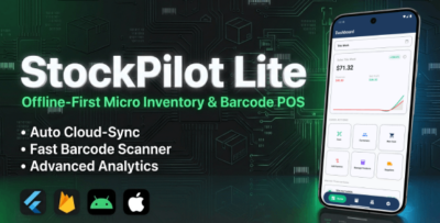 StockPilot Lite | Micro Inventory and POS - Flutter App Template